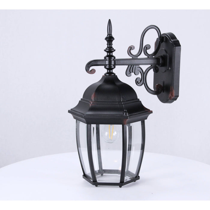 LAMP. EXT. PARED NEGRO 1L E27 100W
