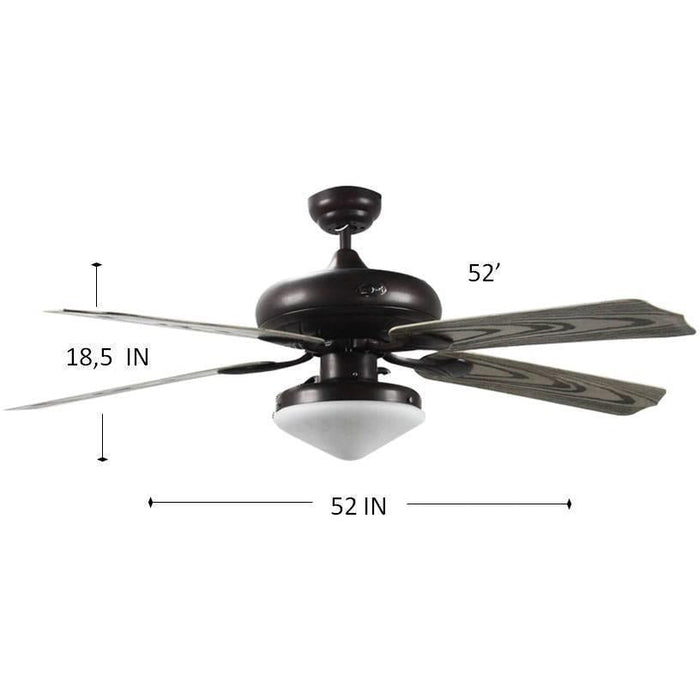 VENTILADOR EXTERIOR DE TECHO 52