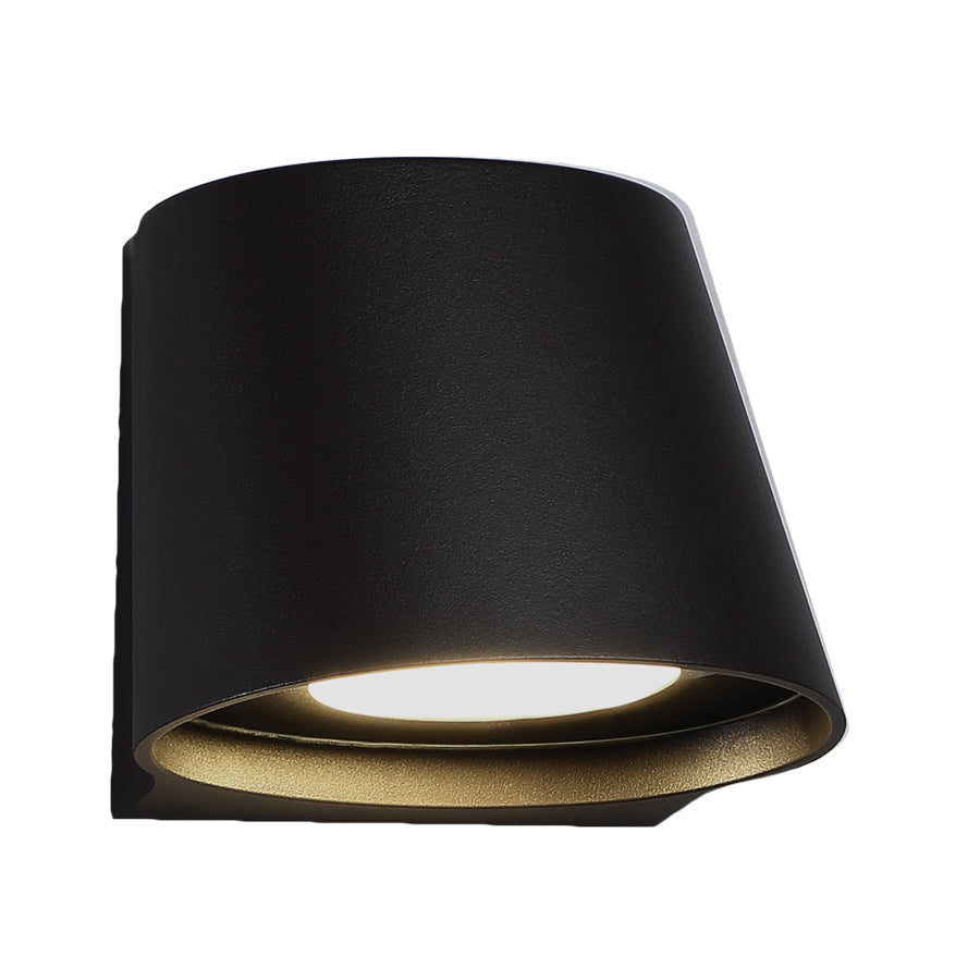 LAMP. EXT. LED PARED MOD 6" GRIS 16.5W 120-277V 3000K
