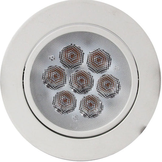LAMP. LED TECHO BLANCO 1L 7W 85-265V 2700K