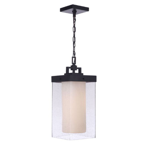 LAMP. EXT. COLGANTE NEGRO 1L E26 60W