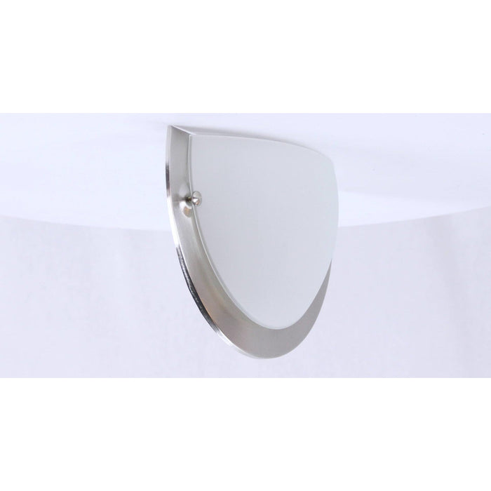 LAMP. PARED NÍQUEL SATINADO 1L E27 60W