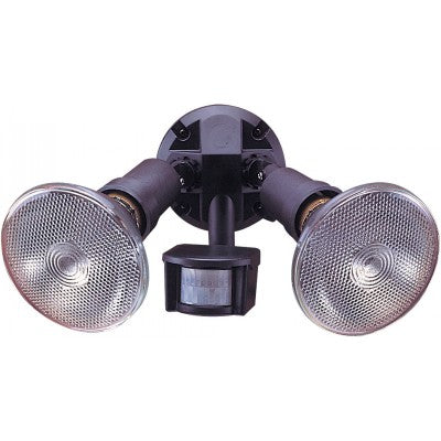 LAMP. EXT. REFLECTORA NEGRO 2L E27 150W (SENSOR DE MOVIMIENTO)