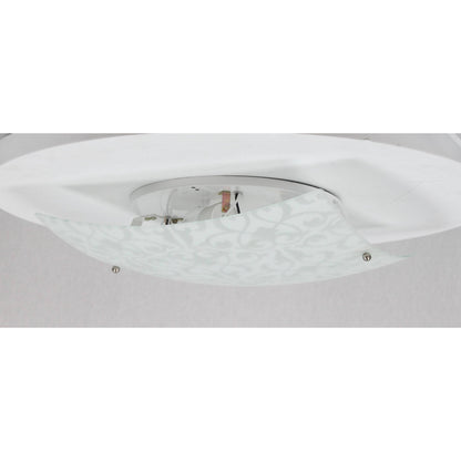 LAMP. TECHO NIQUEL SATINADO 1L E27 60W