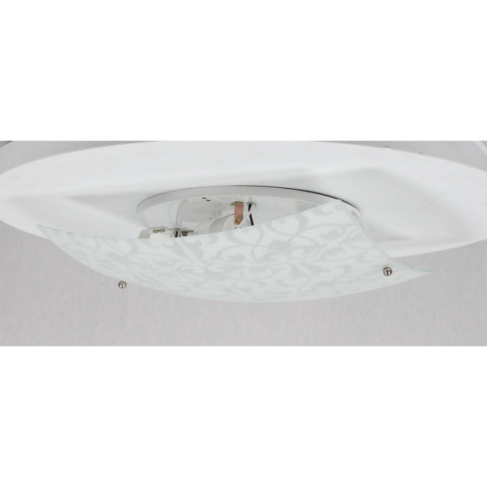 LAMP. TECHO NIQUEL SATINADO 1L E27 60W