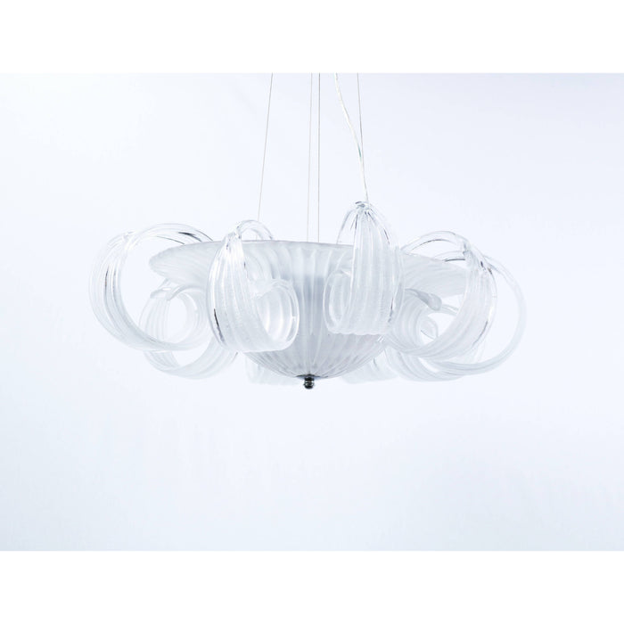 LAMP. TECHO CROMO 5L E14 40W
