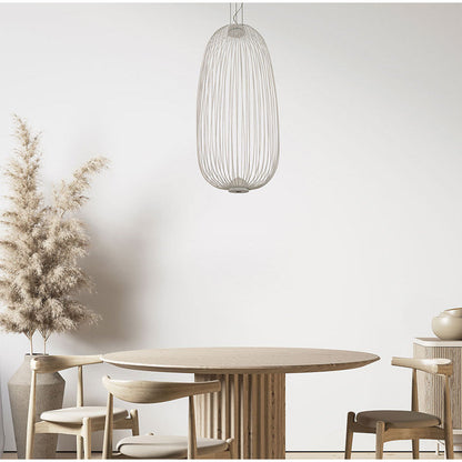 LAMP. COLGANTE BLANCO 1L GU10 50W