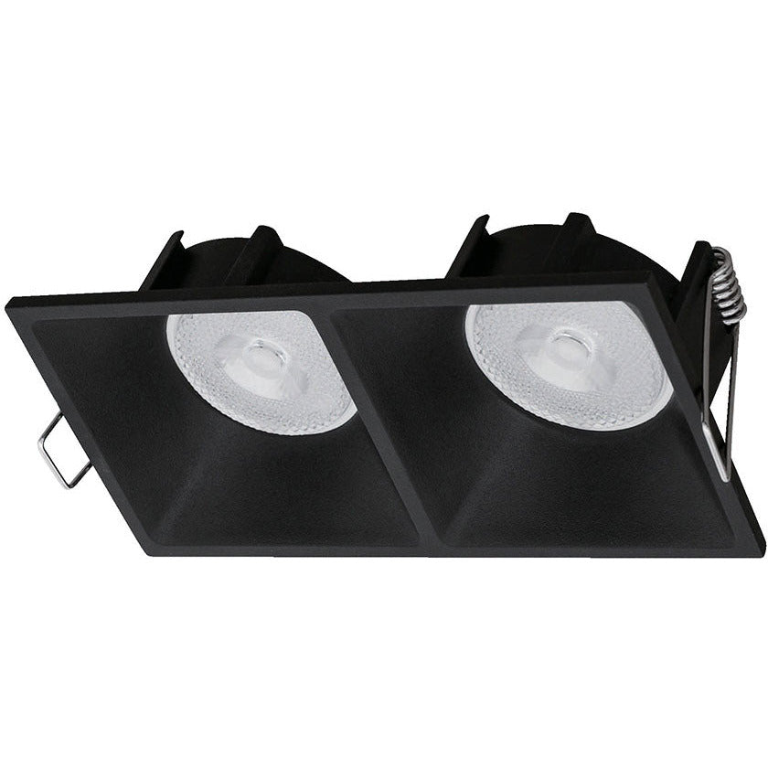 LAMP. TECHO EMPOTRABLE NEGRO 2L GU10 13W