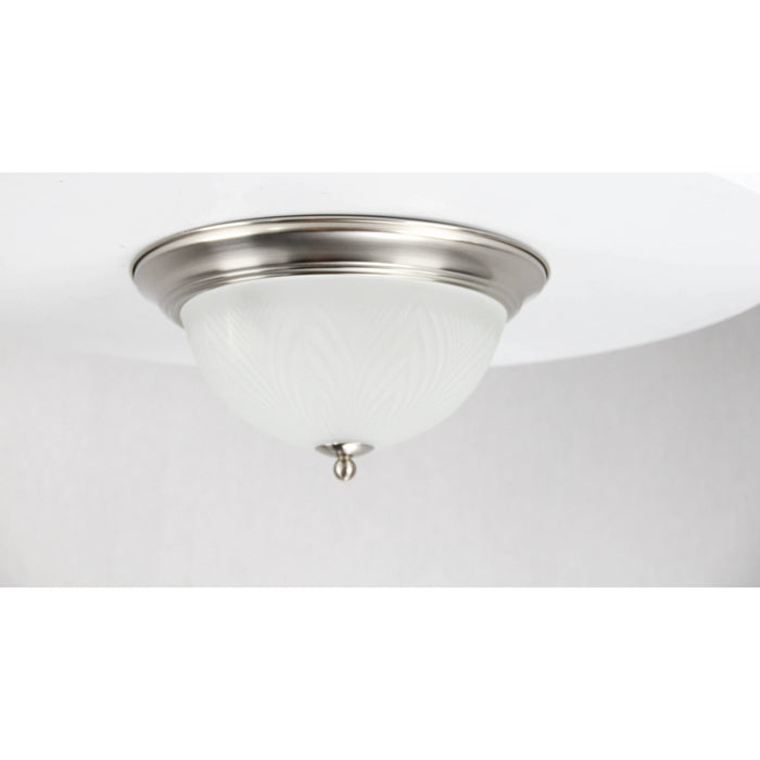 LAMP. TECHO NIQUEL SATINADO 2L E27 60W