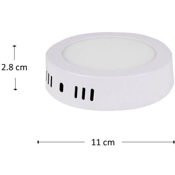 LAMP. LED TECHO BLANCO 1L 6W 100-240V 6000K