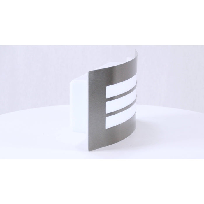 LAMP. EXT. PARED PLATEADO 1L E27 40W