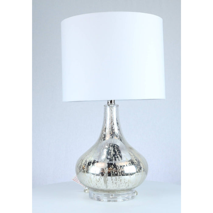 LAMP. MESA PLATEADO 1L E27 100W