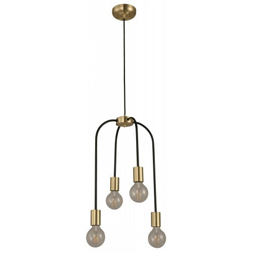 LAMP. TECHO DORADO 4L E27 60W