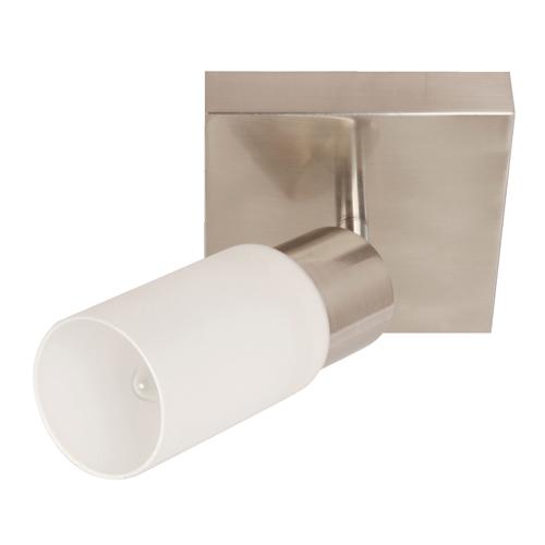 LAMP. TECHO NÍQUEL SATINADO 1L E27 60W