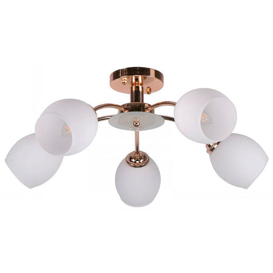 LAMP. TECHO DORADO 5L E27 40W
