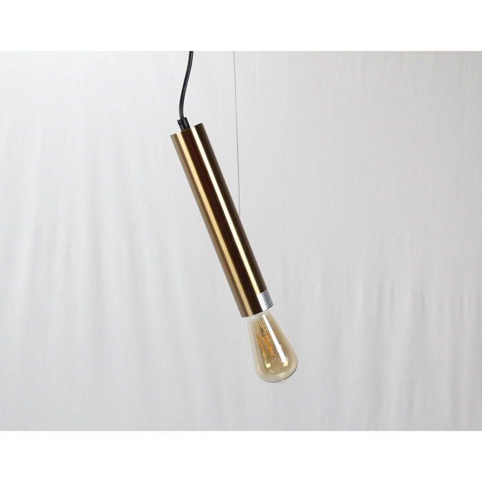 LAMP. COLGANTE BRONCE 1L E27 40W