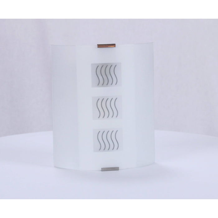 LAMP. PARED NÍQUEL SATINADO 1L E14 60W
