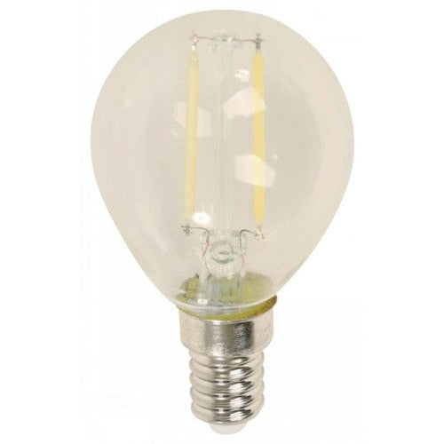 BOMBILLO LED FILAMENTO G45 E14 2W 120V 6500K