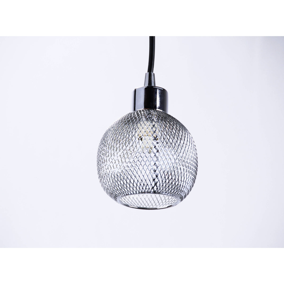LAMP. COLGANTE CROMO 1L 40W 120V 40W (B/I)