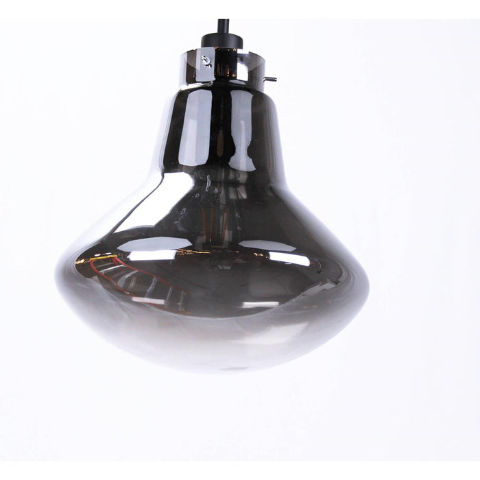 LAMP. COLGANTE NEGRO 1L E27 60W (BOMBILLO INCLUIDO)