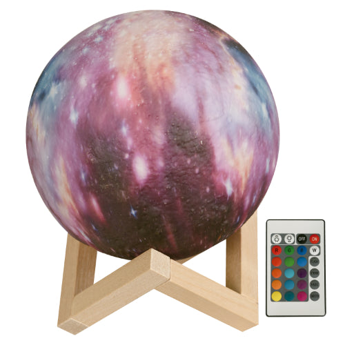 LAMP. LED MESA PLANETA 2.5W 5V RGB CONTROL REMOTO