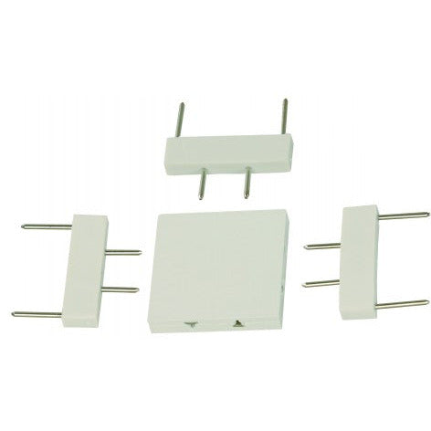 CONECTOR TIPO T PARA RIELES MAGNÉTICOS BLANCO