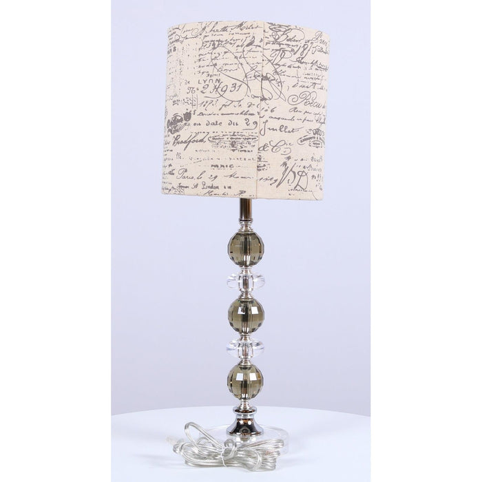 LAMP. MESA CROMO 1L E27 60W