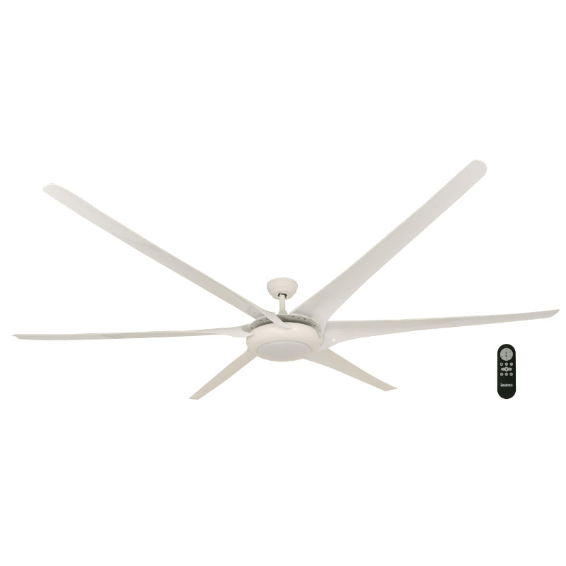 VENTILADOR LED DE TECHO BLANCO DC 100" 24W 100-240V CCT CUERPO
