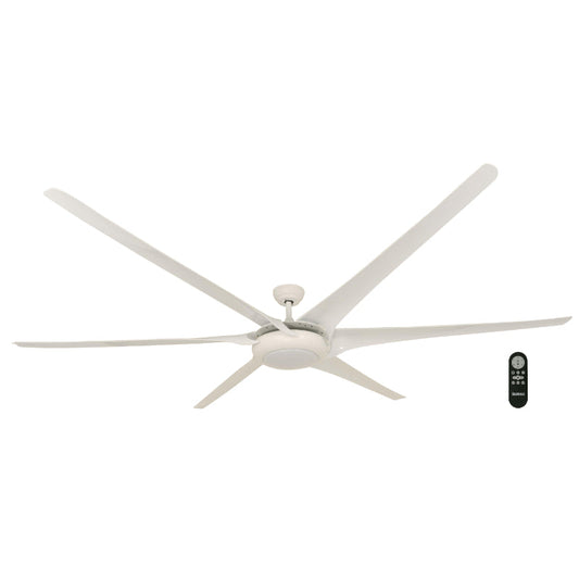 VENTILADOR LED DE TECHO BLANCO DC 100" 24W 100-240V CCT CUERPO