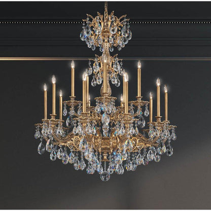 LAMP. COLGANTE CHANDELIER MILANO 15L E12 60W
