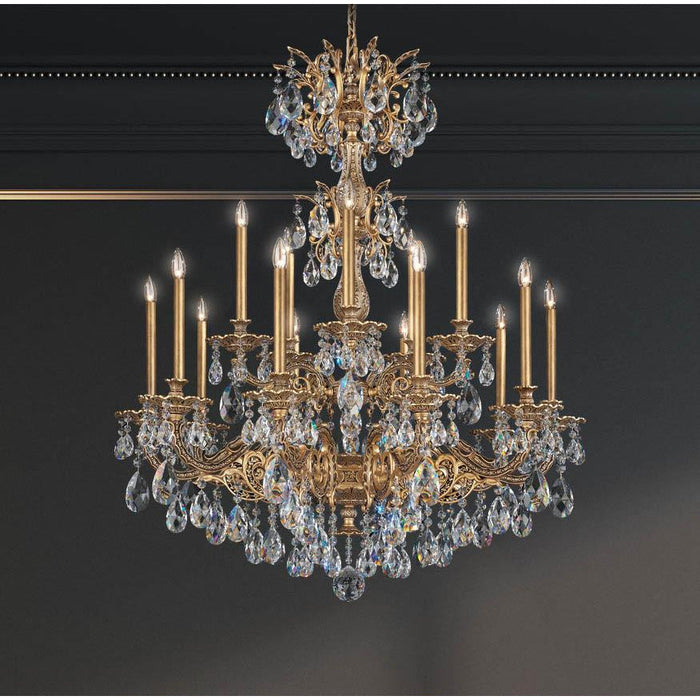 LAMP. COLGANTE CHANDELIER MILANO 15L E12 60W