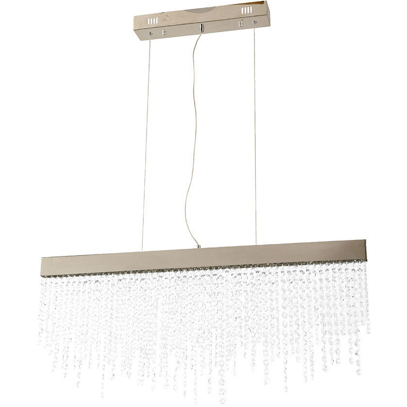 LAMP. LED COLGANTE CROMO 1L 24W 100-265V 3000K