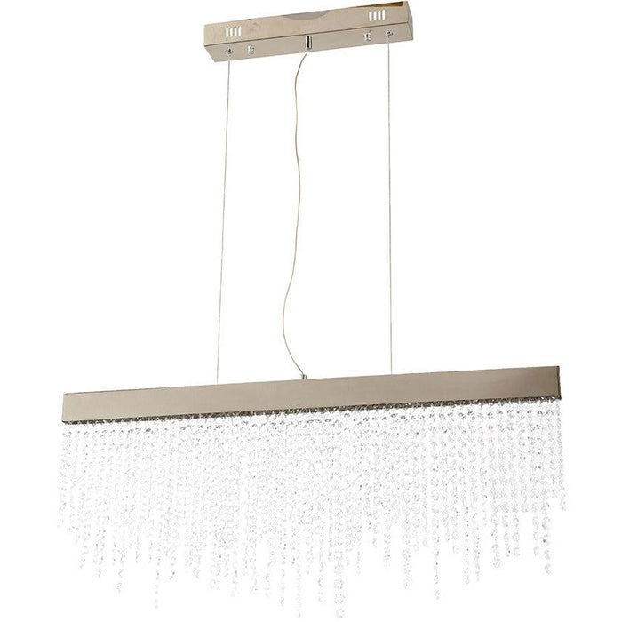 LAMP. LED COLGANTE CROMO 1L 24W 100-265V 3000K
