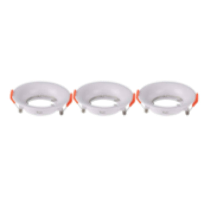 LAMP. EMPOTRABLE BLANCO 1L GU10 7W 3 PIEZAS