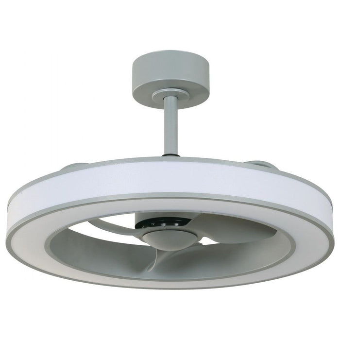 VENTILADOR LED DE TECHO DC 24" GRIS 36W 3000/4000/6500K CCT CONTROL REMOTO