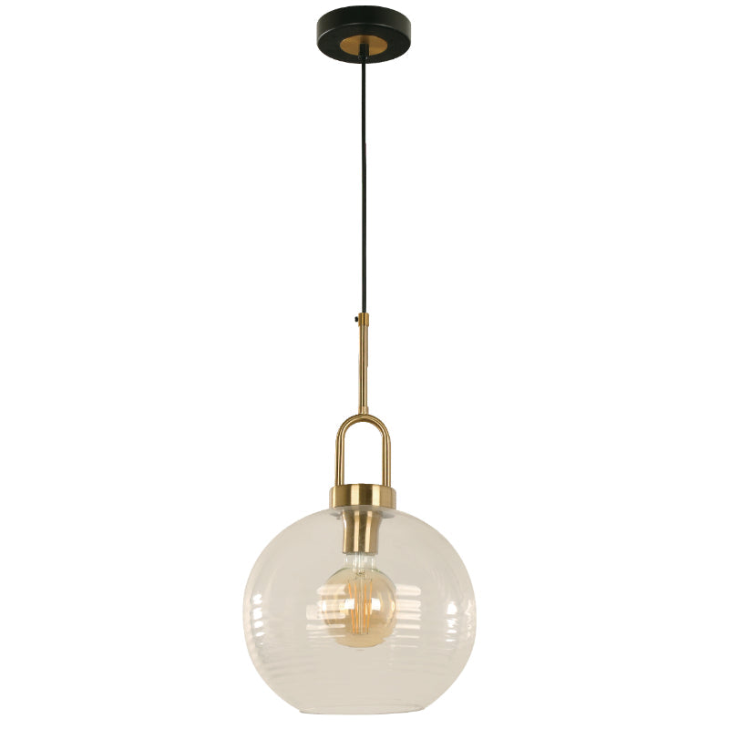 LAMP. COLGANTE NEGRO 1L E27 60W