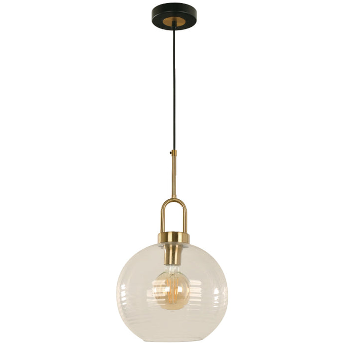 LAMP. COLGANTE NEGRO 1L E27 60W