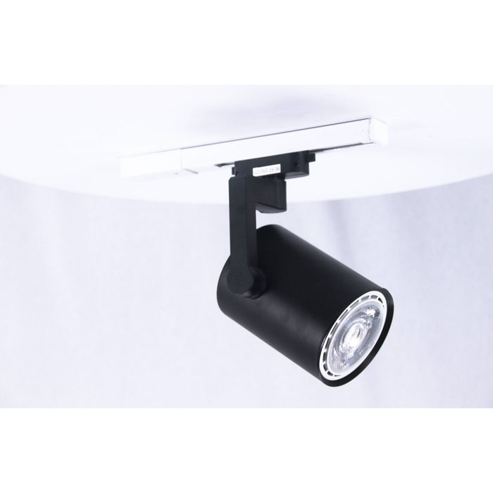 LAMP. DE RIEL NEGRO 1L E27 12W N/B