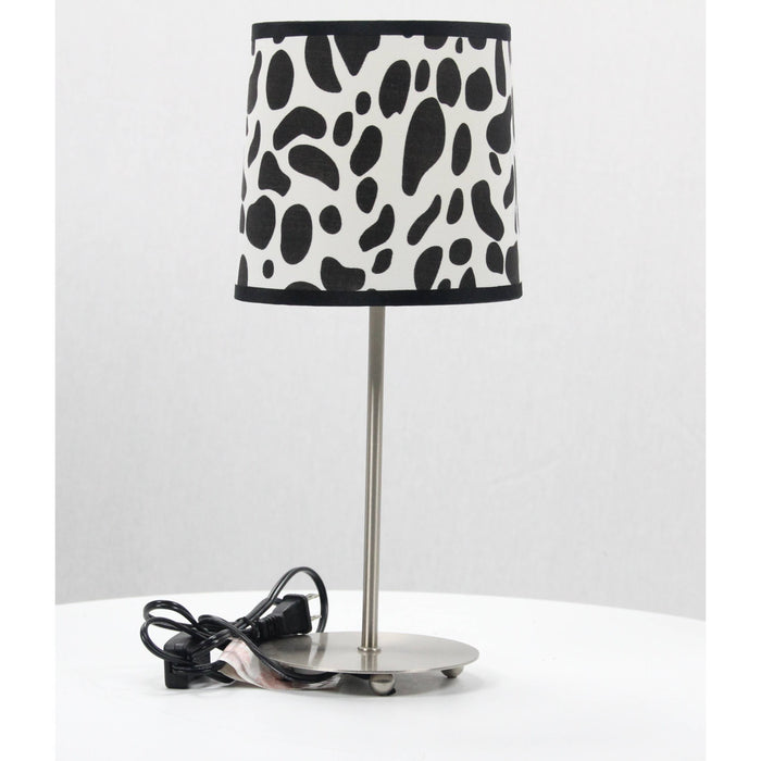LAMP. MESA NIQUEL SATINADO 1L E27 40W