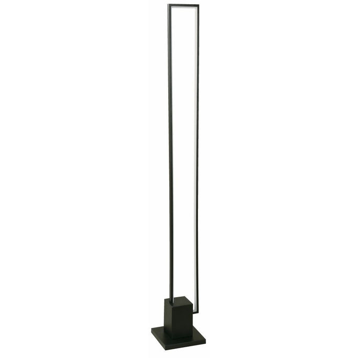 LAMP. LED DE PISO NEGRO 26W 100-240V 3000K/4000K/6500K