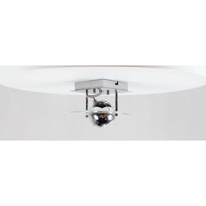 LAMP. TECHO REFLECTORA CROMO 1L GU10 50W
