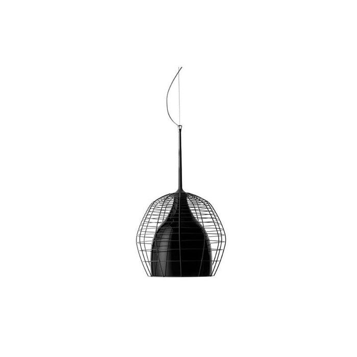 LÁMPARA COLGANTE CAGE SOSPENSIONE PICCOLA 1L NEGRO FOSCARINI