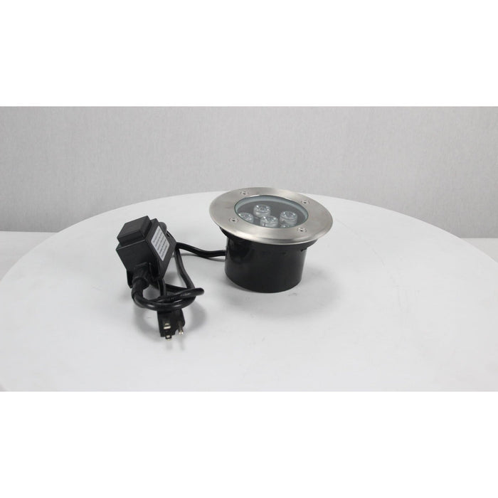 Lámpara Led Exterior  Piso Plateado 1L 6W 110-220V 6000K Sumergible
