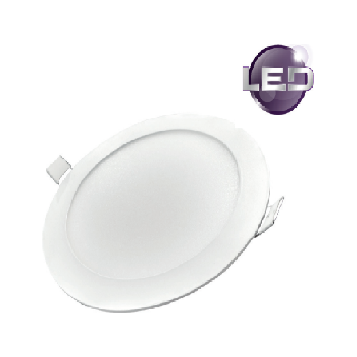 LAMP. LED EMPOTRABLE REDONDO BLANCO 12W 100-240V 6500K
