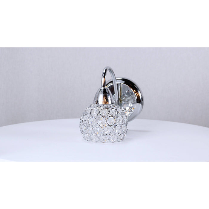 LAMP. PARED CROMO 1L E14 40W