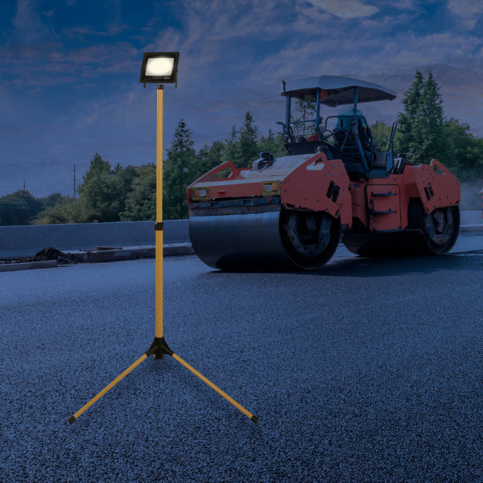 LAMP. LED EXT. REFLECTORA AMARILLO+NEGRO 20W 100-240V 4000K