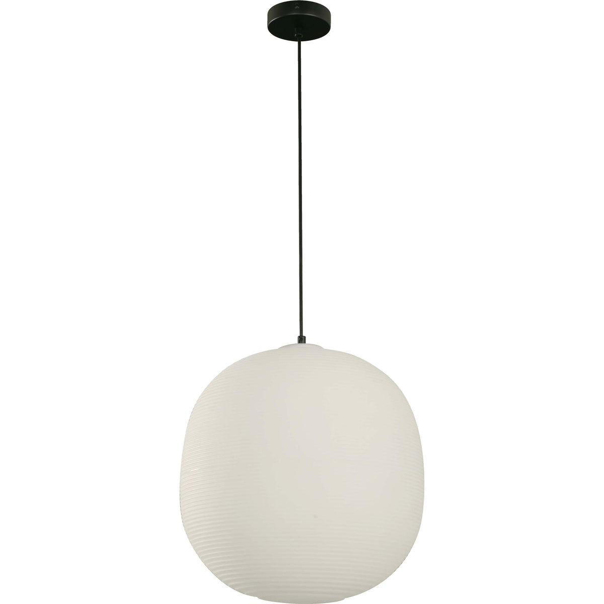 LAMP. COLGANTE NEGRO Y BLANCO 1L E27 40W