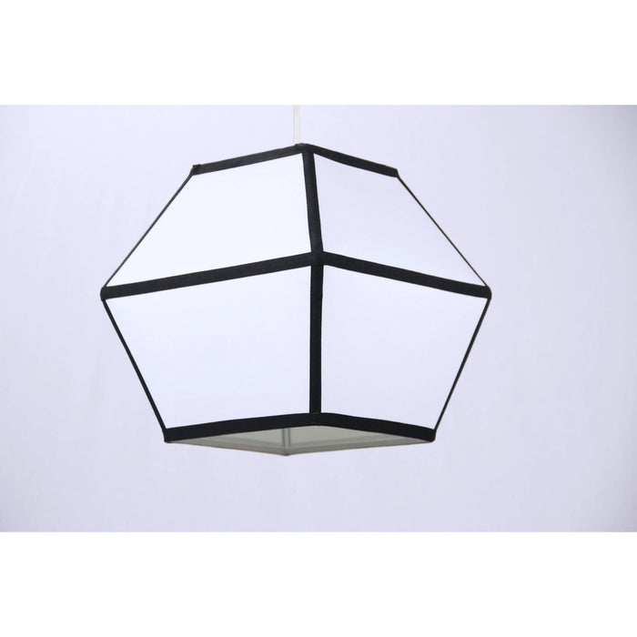 LAMP. COLGANTE CROMO 1L E27 60W