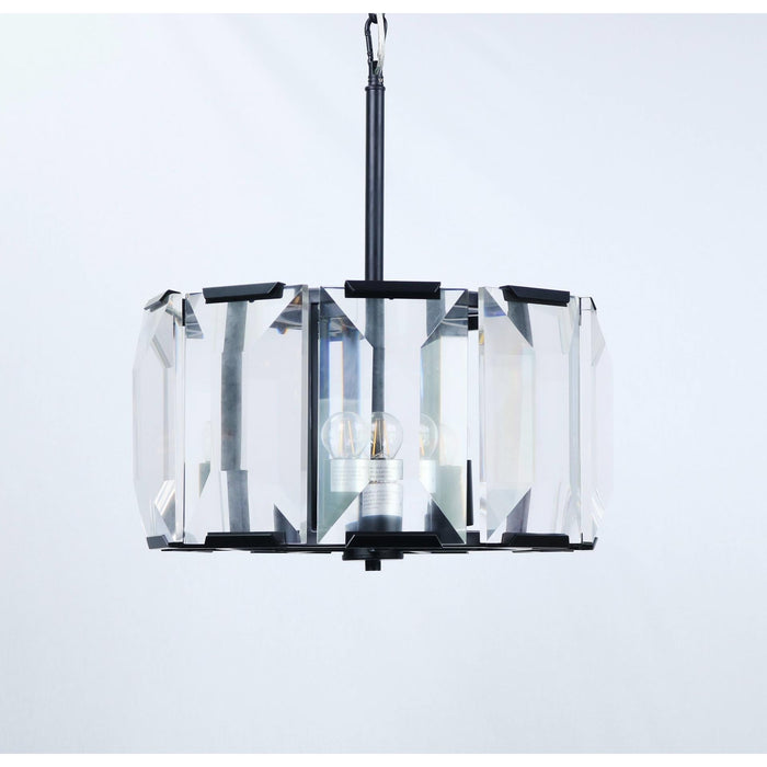 LAMP. COLGANTE NEGRO 6L E27 60W