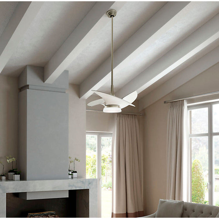 VENTILADOR LED DE TECHO ORCHID BLANCO 30" 23W 120V
